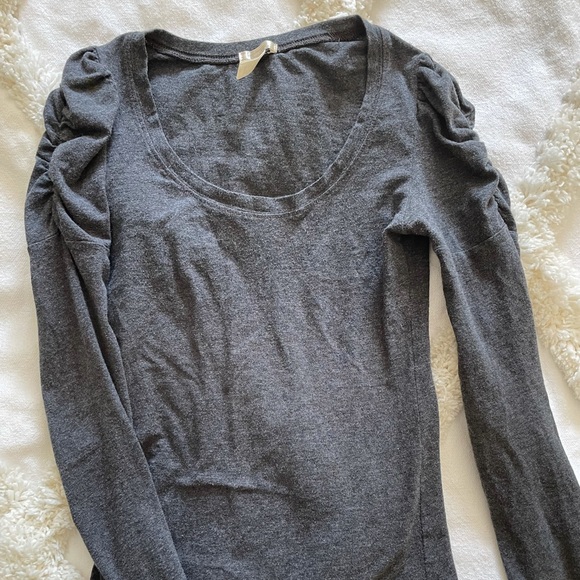 Dark gray women’s long sleeve shirt - Picture 1 of 1
